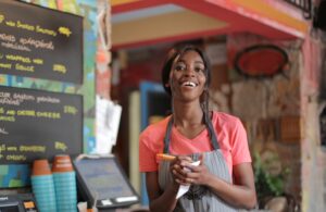 Smiling Store Owner