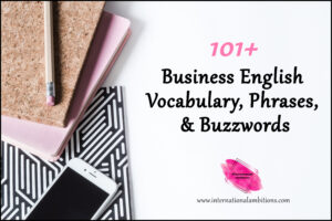 101+ Business English Vocabulary, Phrases, & Buzzwords ebook cover